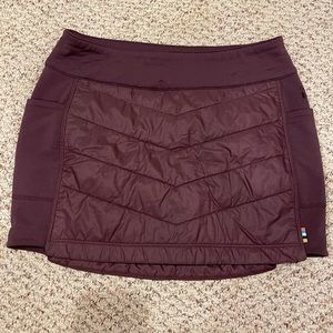 SmartWool; Primaloft, insulated skirt; size small
